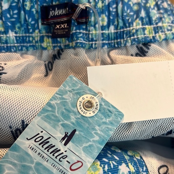 JOHNNIE-O Men’s Tyndall Swim‎ Short Riptide/Blue Floral Size XXL NWT/NEW - Picture 5 of 6